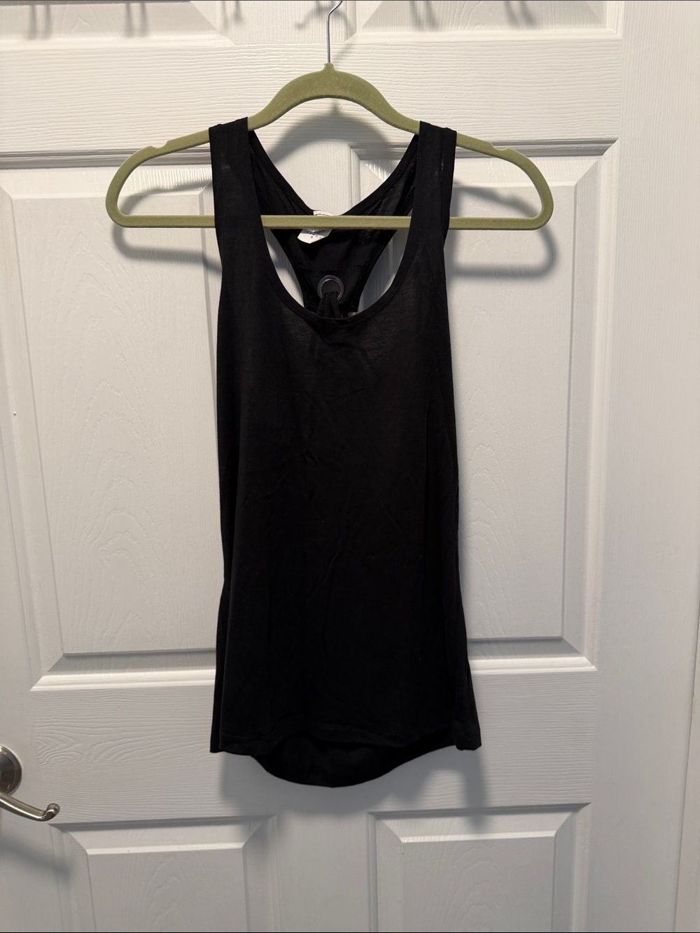 Source Unknown Black Racerback Tank - Slim Fit Women’s Top